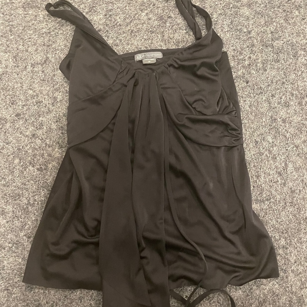 Armani exchange black tank